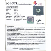 3.01/CT Yellow Sapphire with Govt Lab Certificate-(YELSA9W)